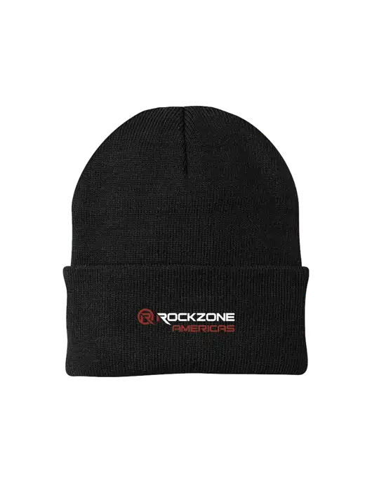 Black Knit Cap w/RockZone Americas Logo