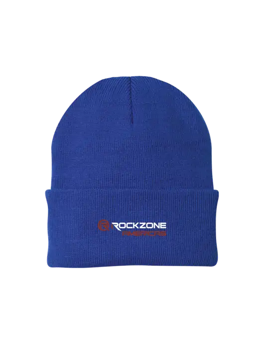 Royal Knit Cap w/RockZone Americas Logo