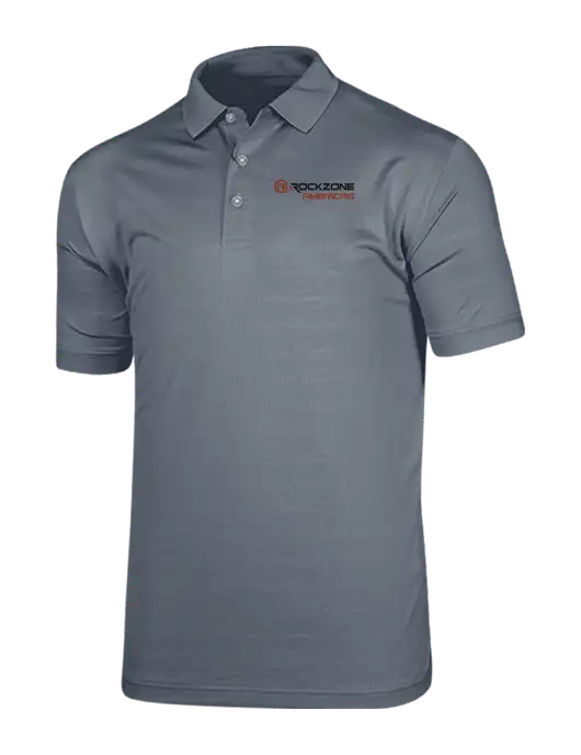 Callaway Vibrant Light Grey Ventilated Polo w/RockZone Americas Logo