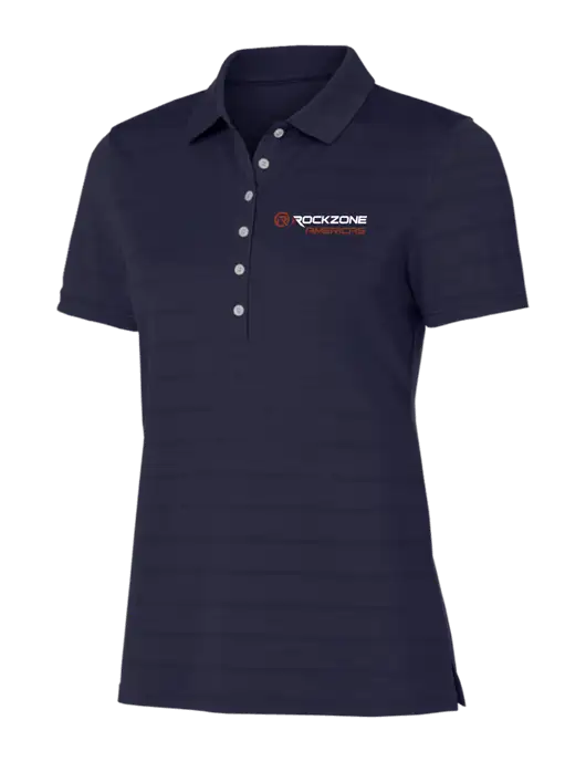 Callaway Womens Navy Ventilated Polo w/RockZone Americas Logo