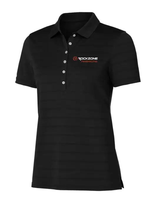 Callaway Womens Black Ventilated Polo w/RockZone Americas Logo