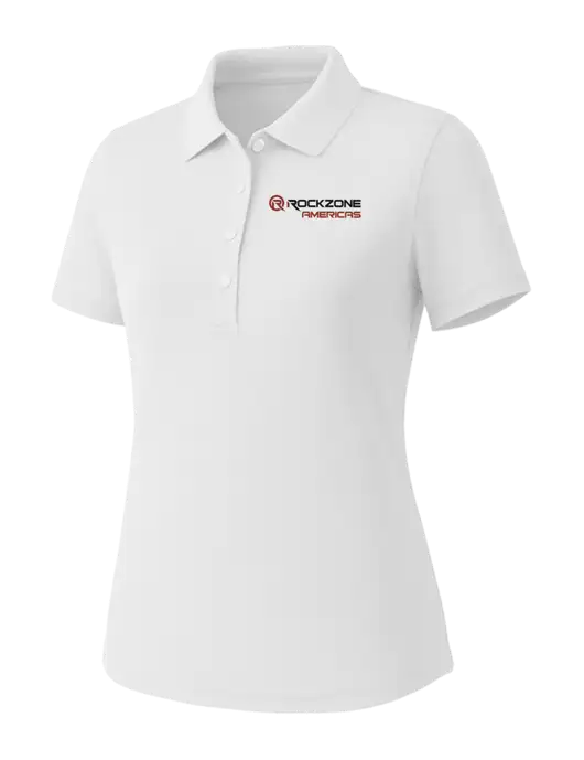 Callaway Womens Core Bright White Performance Polo w/RockZone Americas Logo