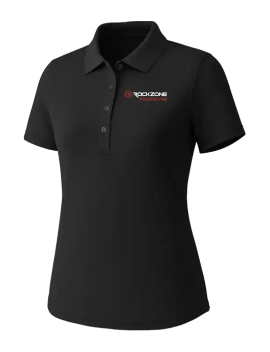 Callaway Womens Core Black Performance Polo w/RockZone Americas Logo