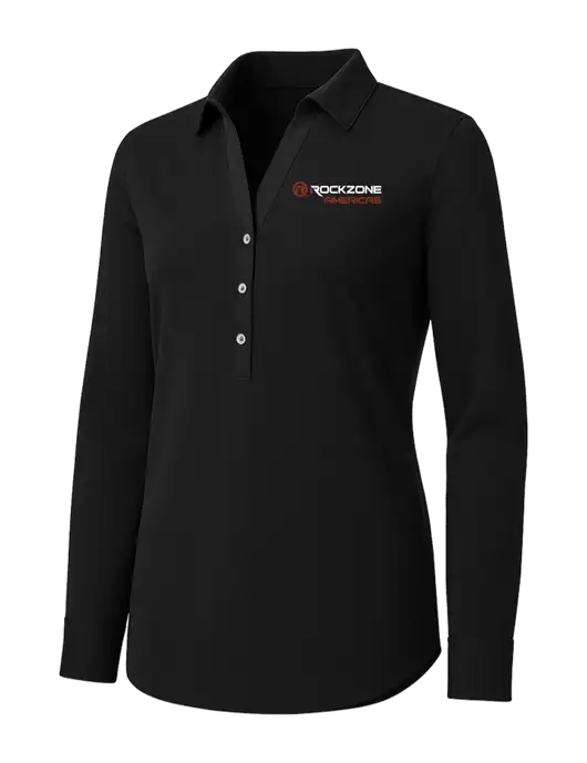 Womens Black City Stretch Shirt w/RockZone Americas Logo