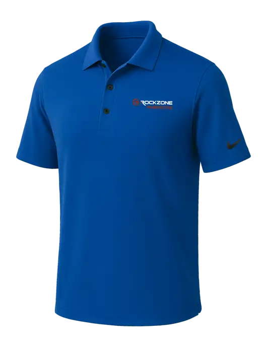 NIKE Dark Royal Dri-Fit Micro Pique Polo w/RockZone Americas Logo