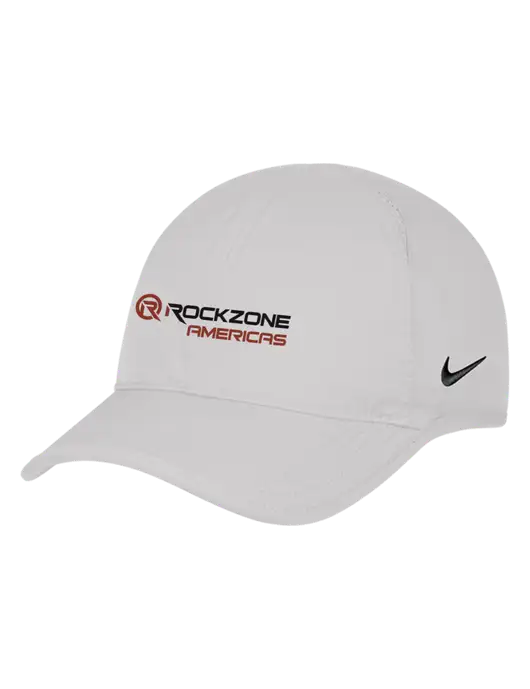 Nike White Featherlight Cap w/RockZone Americas Logo