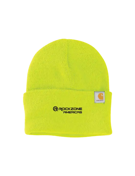 Carhartt Neon Lime Watch Cap 2.0 w/RockZone Americas Logo