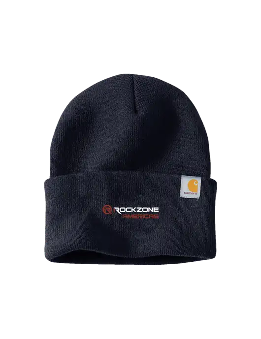 Carhartt Navy Watch Cap 2.0 w/RockZone Americas Logo