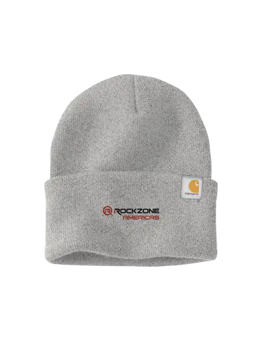 Carhartt Light Grey Heather Watch Cap 2.0 w/RockZone Americas Logo