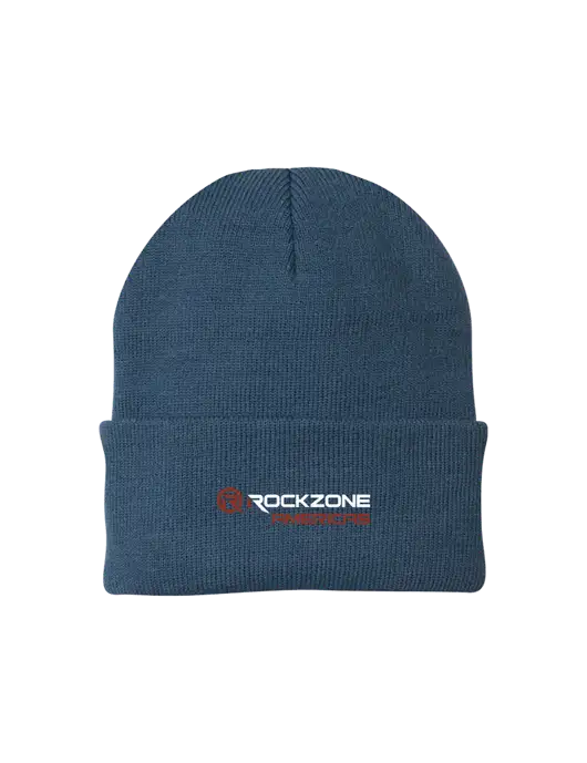 Dark Slate Knit Cap w/RockZone Americas Logo