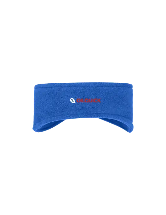 Royal Stretch Fleece Headband w/OilQuick Logo