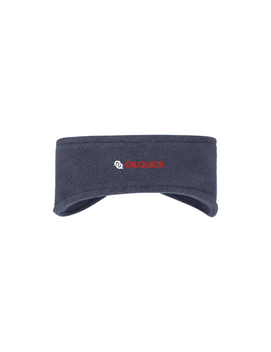 Navy Stretch Fleece Headband w/OilQuick Logo