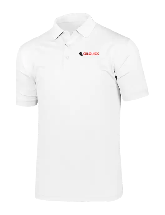 Callaway Vibrant Bright White Ventilated Polo w/OilQuick Logo