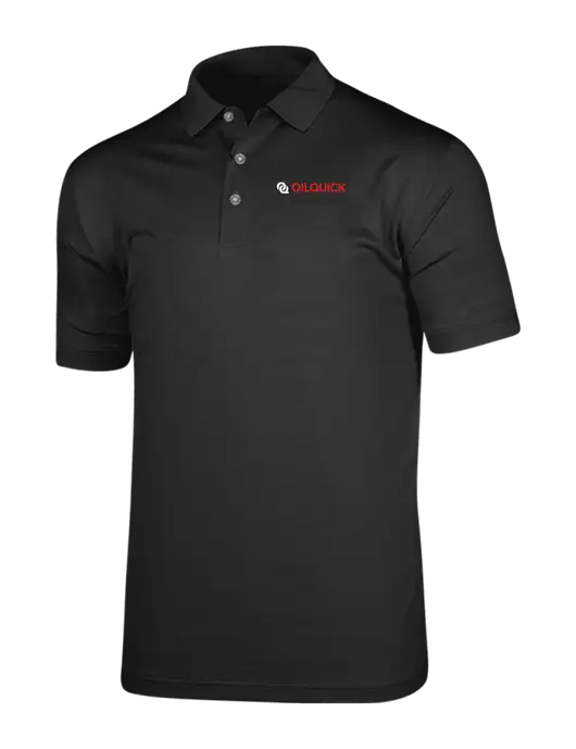 Callaway Vibrant Black Ventilated Polo w/OilQuick Logo