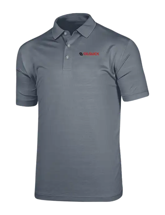 Callaway Vibrant Light Grey Ventilated Polo w/OilQuick Logo