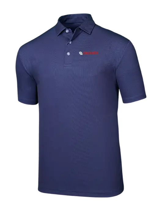 Callaway Birdseye Navy Polo w/OilQuick Logo