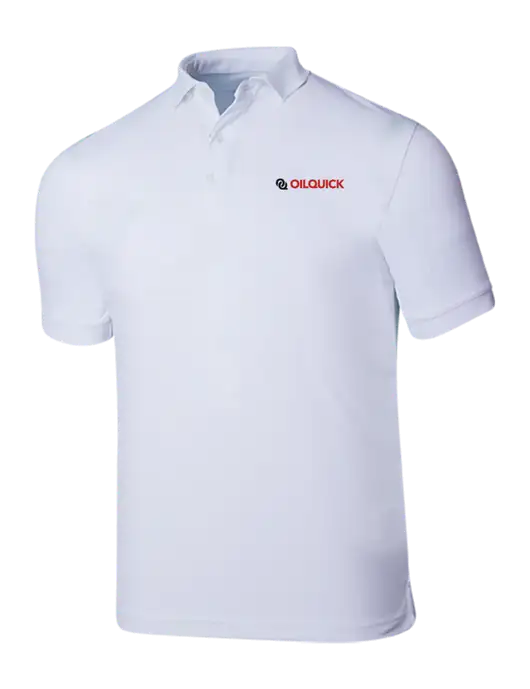 Callaway Ottoman Bright White Polo w/OilQuick Logo