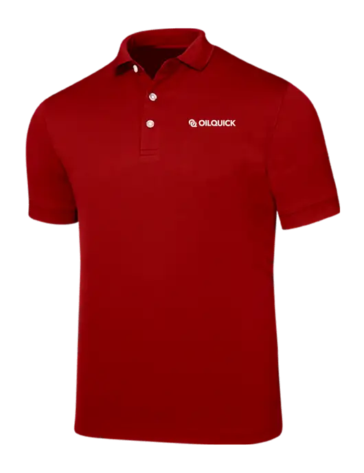 Callaway Ottoman Red Polo w/OilQuick Logo