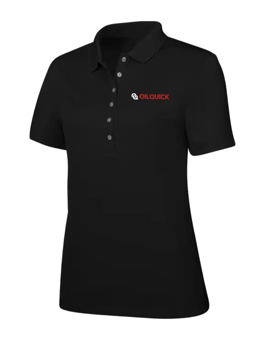 Callaway Womens Ottoman Black Polo w/OilQuick Logo
