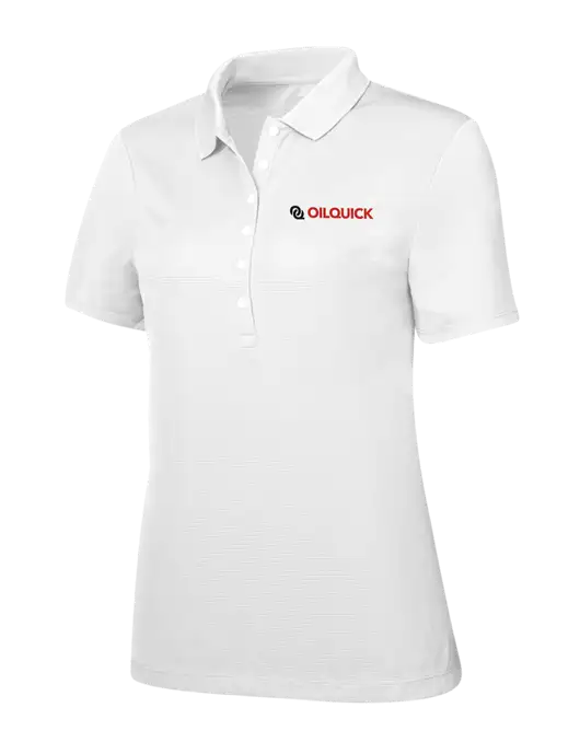 Callaway Womens Ottoman Bright White Polo w/OilQuick Logo