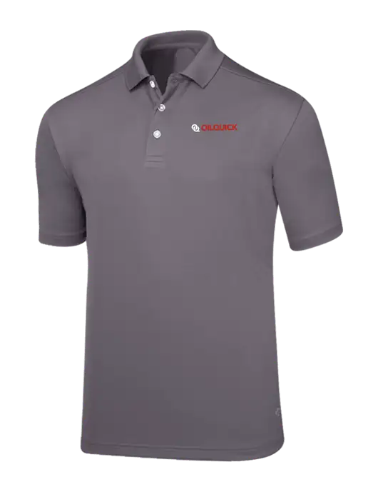 Callaway Core Medium Grey Performance Polo w/OilQuick Logo