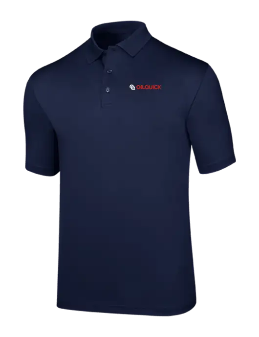 Callaway Opti-Dri Navy Chev Polo w/OilQuick Logo