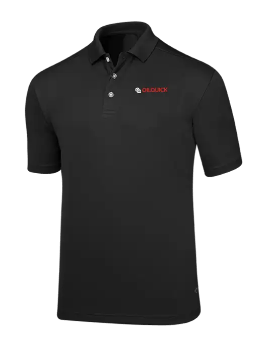 Callaway Core Black Performance Polo w/OilQuick Logo