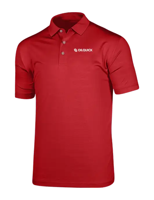 Callaway Vibrant Red Ventilated Polo w/OilQuick Logo