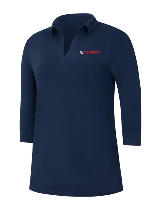 Navy Womens Luxe Knit Tunic w/OilQuick Logo