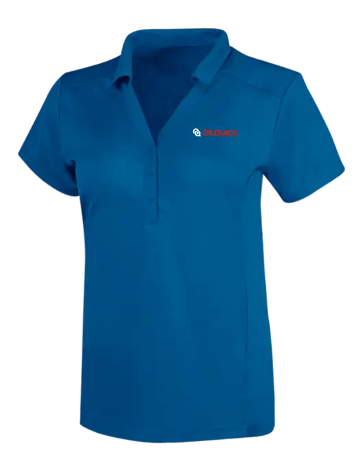 OGIO Royal Blue Womens Framework Polo w/OilQuick Logo