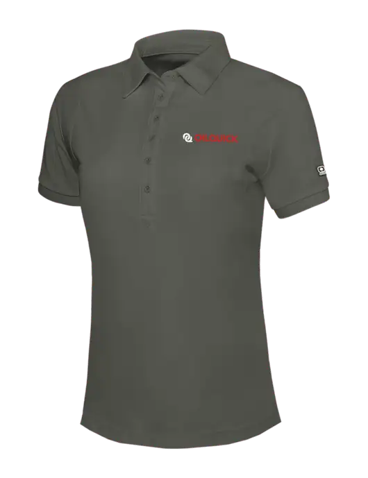 OGIO Womens Medium Grey Jewel Polo w/OilQuick Logo