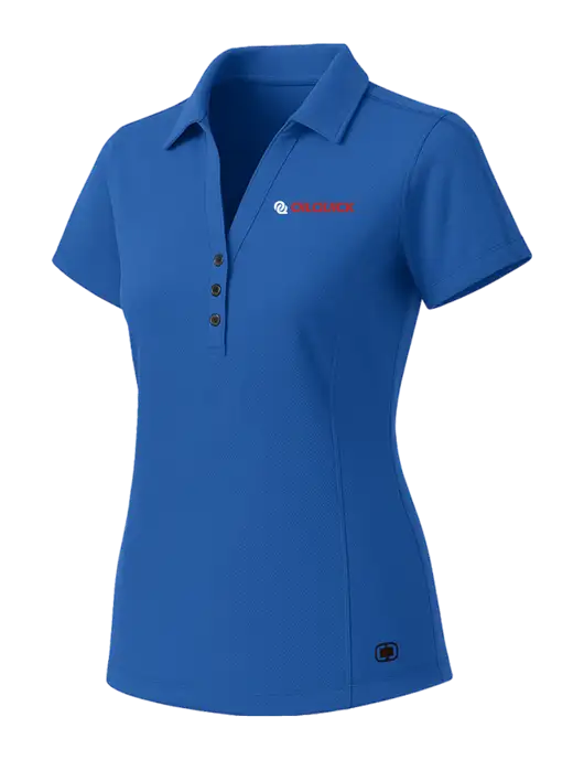 OGIO Womens Royal Blue ONYX Polo w/OilQuick Logo