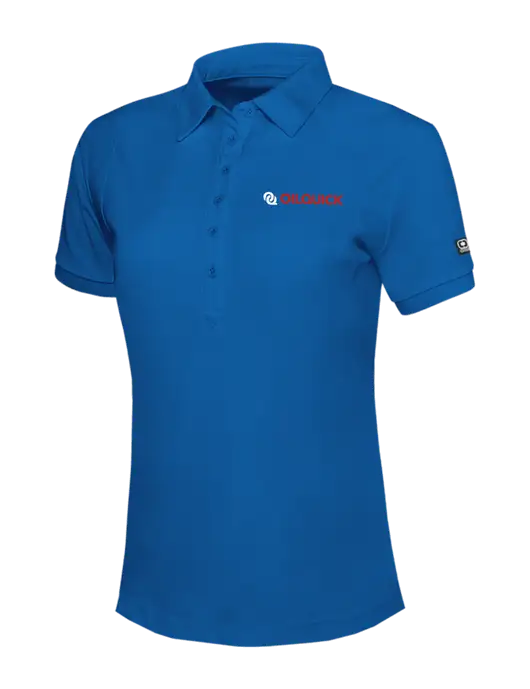 OGIO Womens Royal Blue Jewel Polo w/OilQuick Logo