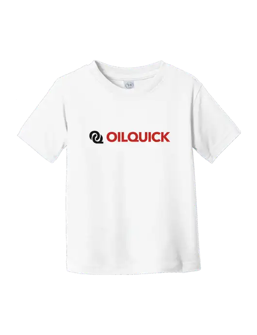 Rabbit Skins White Toddler Fine Jersey Tee w/OilQuick Logo
