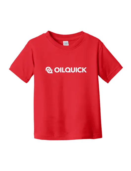 Rabbit Skins Red Toddler Fine Jersey Tee w/OilQuick Logo