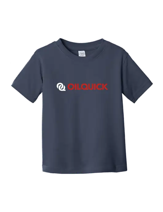 Rabbit Skins Navy Toddler Fine Jersey Tee w/OilQuick Logo