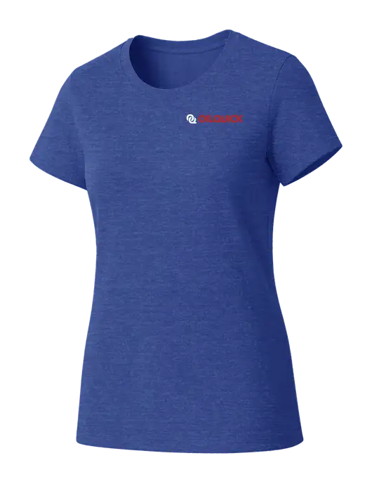 Womens Seriously Soft Royal Frost T-Shirt w/OilQuick Logo