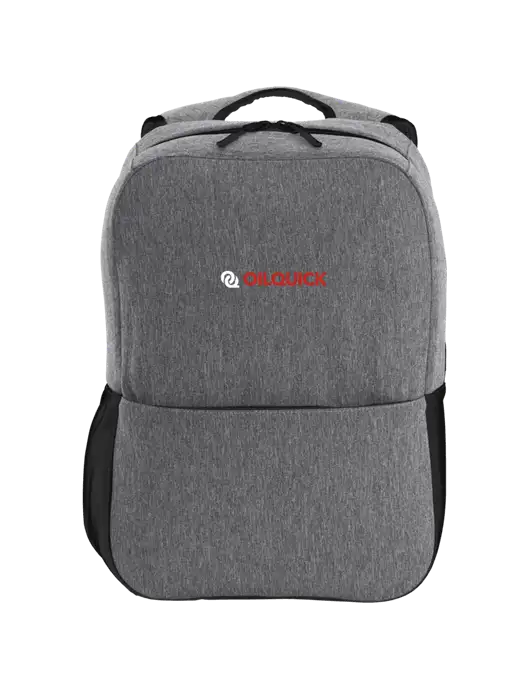 Access Square Laptop Graphite Heather/Black Backpack w/OilQuick Logo