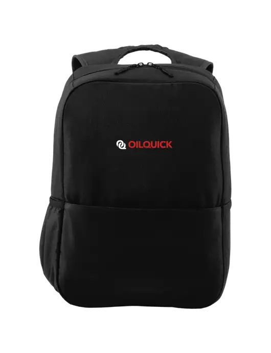 Access Square Laptop Black Backpack w/OilQuick Logo