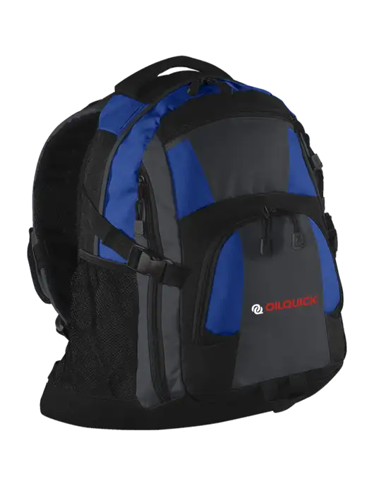 Urban Royal/Grey/Black Laptop Backpack w/OilQuick Logo
