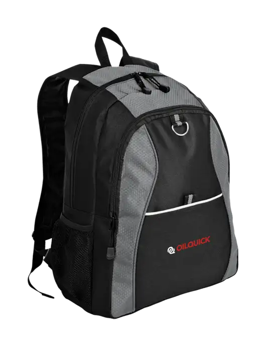 Honeycomb Grey/Black Backpack w/OilQuick Logo