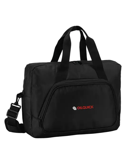 City Black Laptop Briefcase w/OilQuick Logo