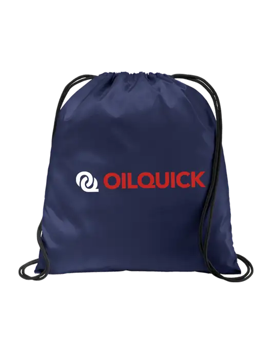 Drawstring  True Navy Cinch Pack w/OilQuick Logo