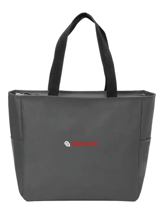 Everyday Charcoal Zip Tote Dark w/OilQuick Logo