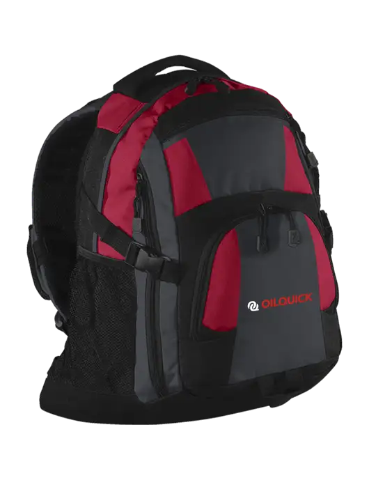 Urban Red/Grey/Black Laptop Backpack w/OilQuick Logo