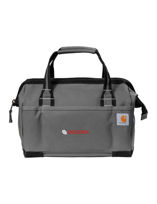 Carhartt Foundry Series 14” Grey Tool Bag w/OilQuick Logo