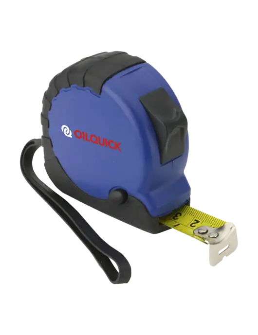 Blue Tape Measure, 16' w/OilQuick Logo