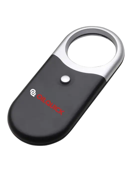 Compact Black Magnifier Light w/OilQuick Logo