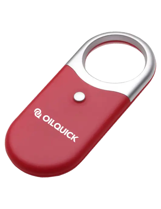 Compact Red Magnifier Light w/OilQuick Logo