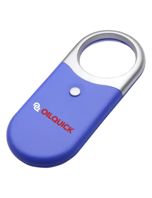 Compact Blue Magnifier Light w/OilQuick Logo